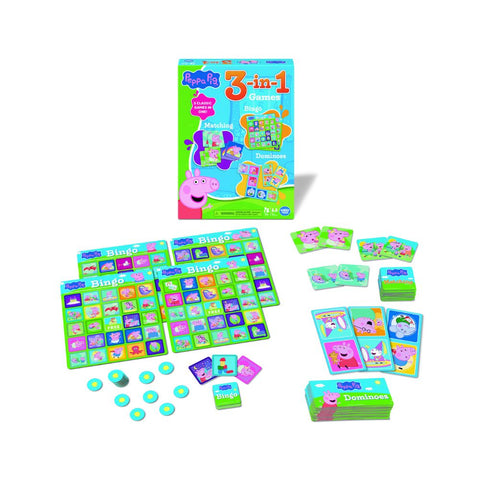 Ravensburger - Peppa Pig 3-in-1 Game