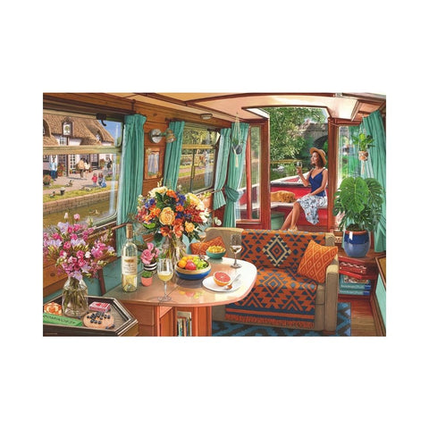 Ravensburger - View from My Window No 1 Canal Boat 1000pc