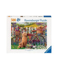 Cute Dogs In The Garden 500 piece puzzle