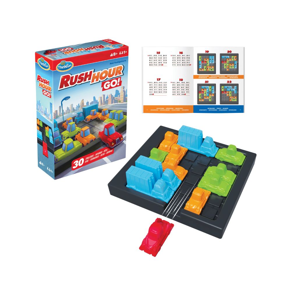 Thinkfun - Rush Hour Go! – booksrusandmore