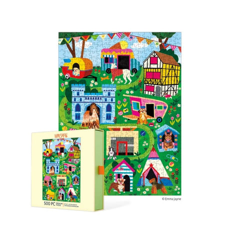 WerkShoppe - Doggie D'House - Slip Box, 500pc puzzle 