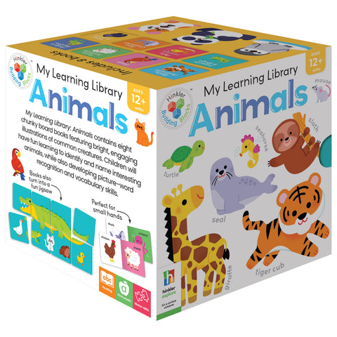 Building Blocks My Little Library Cube: Animals