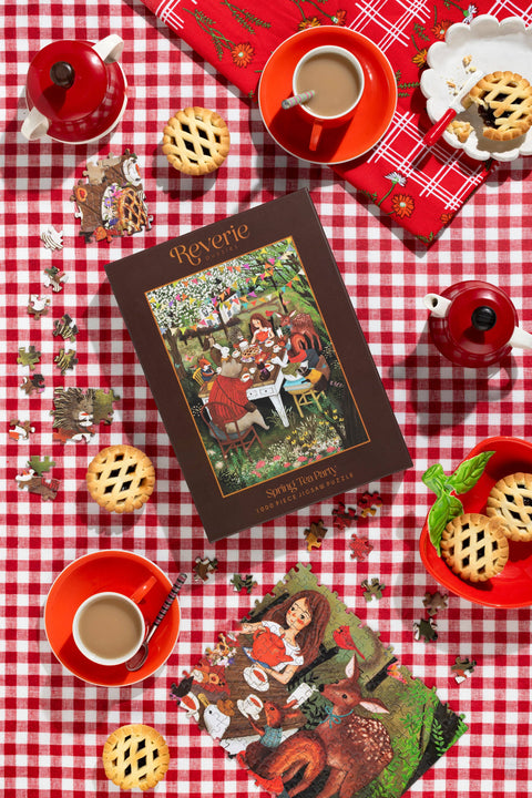 Reverie Puzzles - Spring Tea Party 1000 Pieces