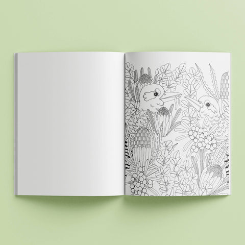 Mindwaves Calming Colouring Australiana