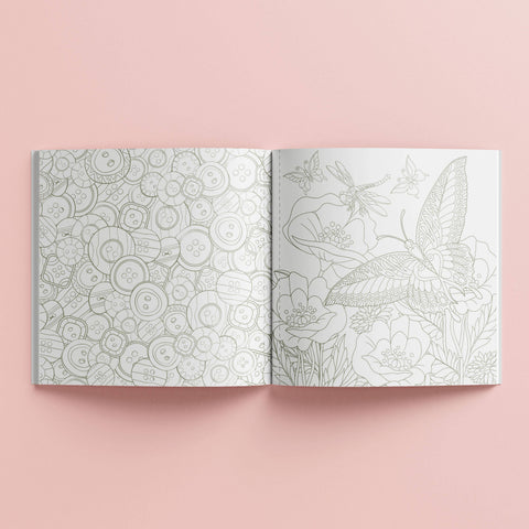 Art Maker Cottagecore Colouring Book