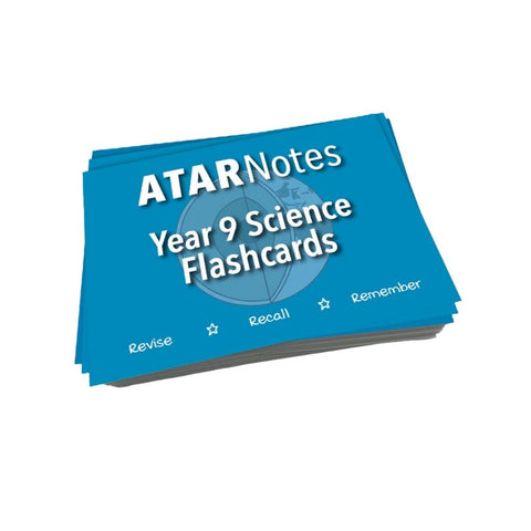 ATAR Notes Flashcards: Year 9 Science (2026 Edition)