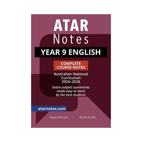 ATAR Notes - Year 9 English Complete Course Notes (2024-2026)