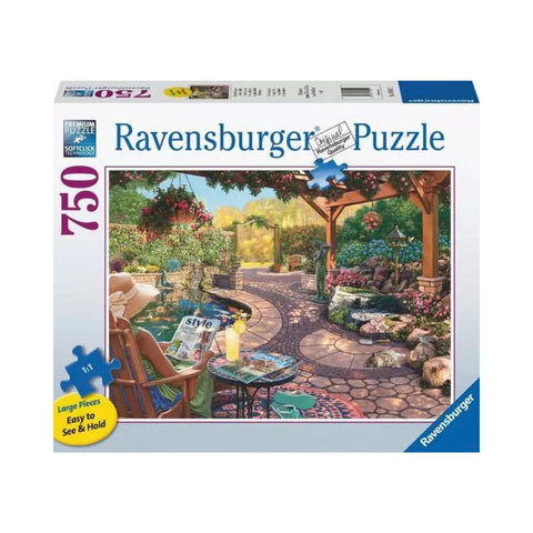 Ravensburger Cozy Backyard Bliss 750pc LGE Format Puzzle