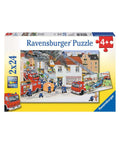 Ravensburger 2 x 24pc Puzzle With The Fire Brigade