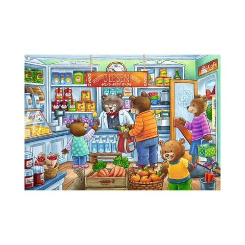Ravensburger 2 x 12pc Puzzles Lets Go Shopping