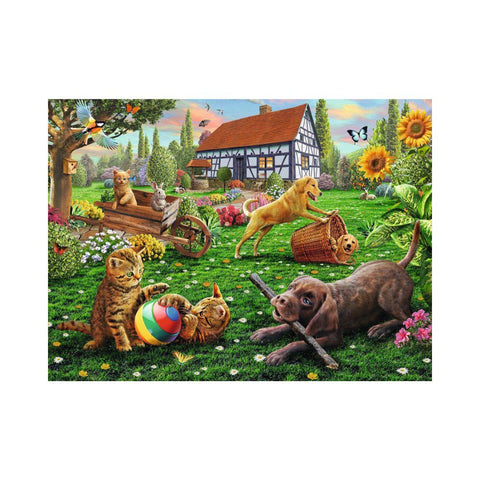 Ravensburger 200pc Puzzle Playing in the Yard