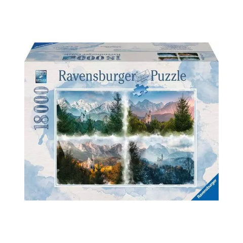 Ravensburger Castle through the seasons 18000pc puzzle
