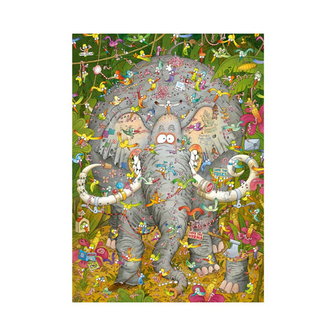 Heye - Elephants Life Marino Degano 1000pc Puzzle