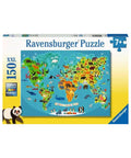 Ravensburger Animal World Map 150XL puzzle