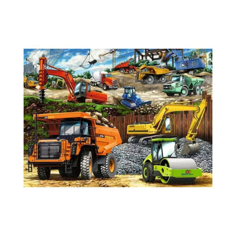 Ravensburger Construction Vehicles Puzzle 100pc