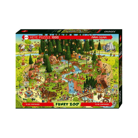 Heye - Funky Zoo Black Forest Habitat 1000-piece puzzle