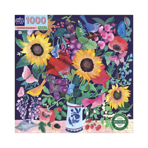 eeBoo – Summer Bouquet 1000 Pc Puzzle