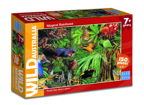 Blue Opal 150pc Puzzle Wild Australia Magical Rainforest-Modern Brands-booksrusandmore