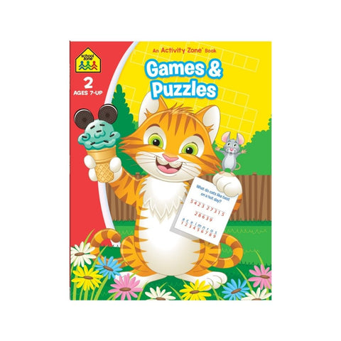 An Activity Zone Book: Games and Puzzles