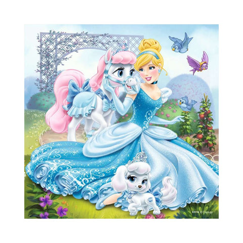 Ravensburger - Belle, Cinderella and Rapunzel 3x49pc Puzzle