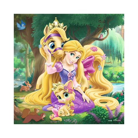 Ravensburger - Belle, Cinderella and Rapunzel 3x49pc Puzzle