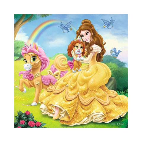 Ravensburger - Belle, Cinderella and Rapunzel 3x49pc Puzzle