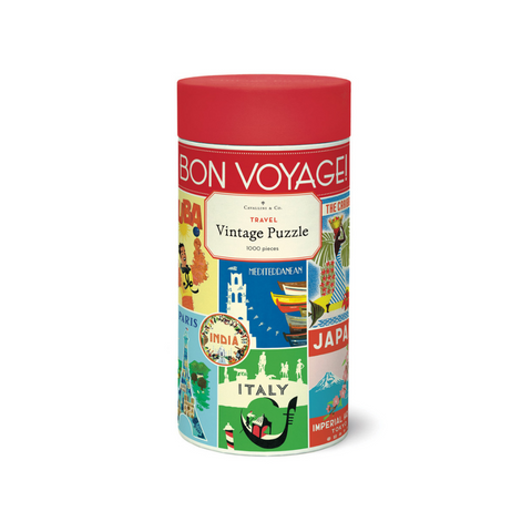 Cavallini & Co - Vintage Travel 1000pc Puzzle