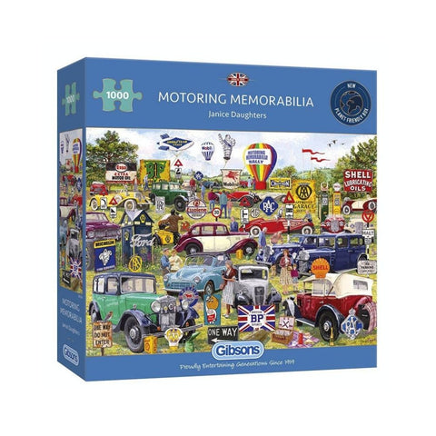 Gibsons 1000pc Puzzle Motoring Memorabilia